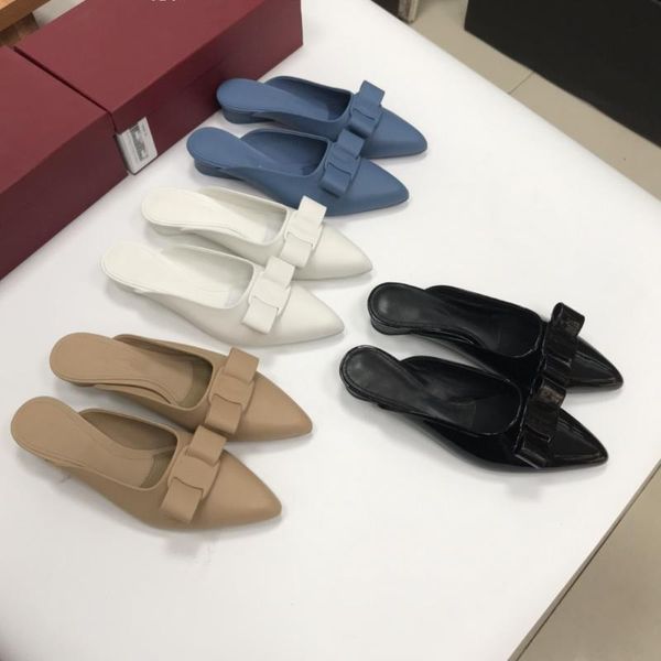 summer women shoes elegant butterfly-knot flat slippers ladies outdoors genuine leather designers, Black
summer women shoes elegant butterfly-knot flat slippers ladies outdoors genuine leather designers, Black