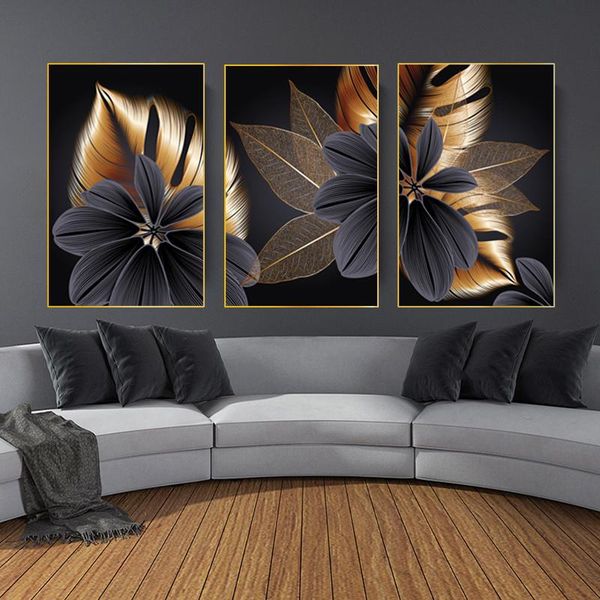 paintings luxury floral picture of golden leaf art canvas painting poster printed on for wall decoration in living room office
paintings luxury floral picture of golden leaf art canvas painting poster printed on for wall decoration in living room office