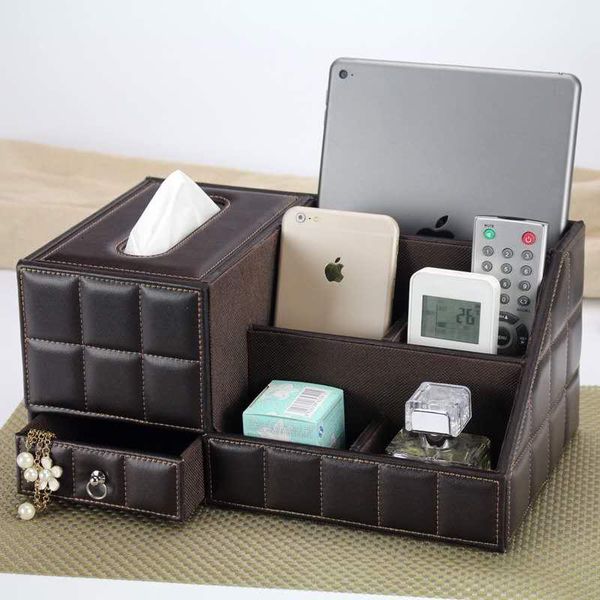 tissue boxes & napkins pu leather box napkin holder deskmulti grids remote control storage table decoration
tissue boxes & napkins pu leather box napkin holder deskmulti grids remote control storage table decoration