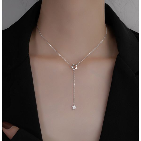 christmas gift 925 sterling silver cute shiny star choker drop charm necklaces charming woman wedding party birthday jewelry
christmas gift 925 sterling silver cute shiny star choker drop charm necklaces charming woman wedding party birthday jewelry