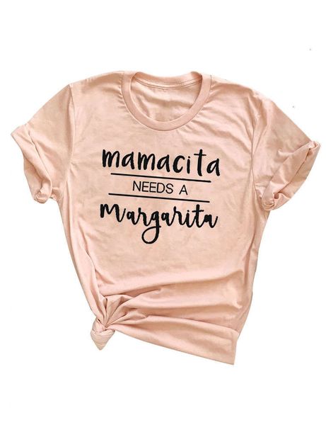 women's t-shirt mamacita needs simple short sleeve letter print wear cotton i6cr, White
women's t-shirt mamacita needs simple short sleeve letter print wear cotton i6cr, White