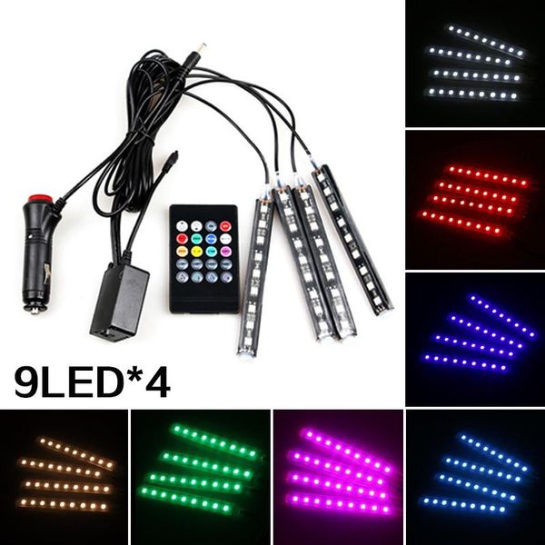 1set 9led sound control atmosphere car foot light rgb colorful wireless remote led music interior&external lights
1set 9led sound control atmosphere car foot light rgb colorful wireless remote led music interior&external lights