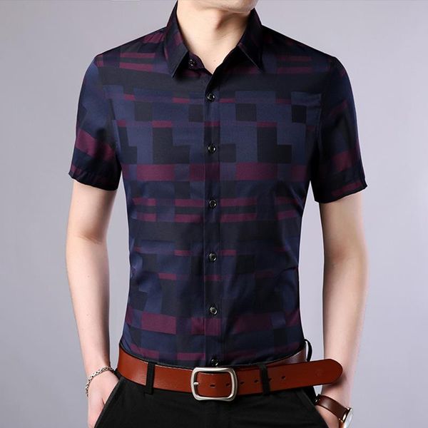 men's casual shirts business shirt men brand clothing short sleeve mens dress summer slim fit plaid non iron formal male, White;black
men's casual shirts business shirt men brand clothing short sleeve mens dress summer slim fit plaid non iron formal male, White;black
