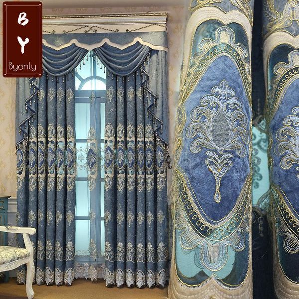 curtain & drapes european-style embroidered blackout curtains for living room bedroom shade screen finished garden chenille
curtain & drapes european-style embroidered blackout curtains for living room bedroom shade screen finished garden chenille