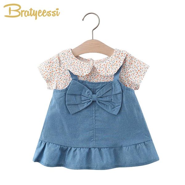 girl's dresses one piece baby summer dress denim princess for girls clothes big bow toddler beach travel, Red;yellow
girl's dresses one piece baby summer dress denim princess for girls clothes big bow toddler beach travel, Red;yellow