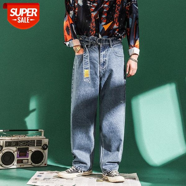 2019 new removable decoration belt letter printing cowboy wide leg pants baggy classic cargo pocket jeans blue trousers s-2xl #p57j
2019 new removable decoration belt letter printing cowboy wide leg pants baggy classic cargo pocket jeans blue trousers s-2xl #p57j
