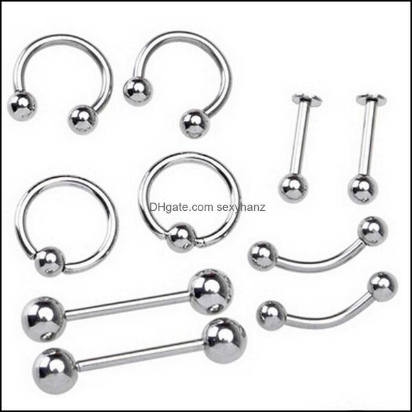hoop & hie jewelry stainless steel body curved earrings eyebrows nose lips nipples punk 10 pieces. drop delivery 2021 qoyzl, Golden;silver
hoop & hie jewelry stainless steel body curved earrings eyebrows nose lips nipples punk 10 pieces. drop delivery 2021 qoyzl, Golden;silver