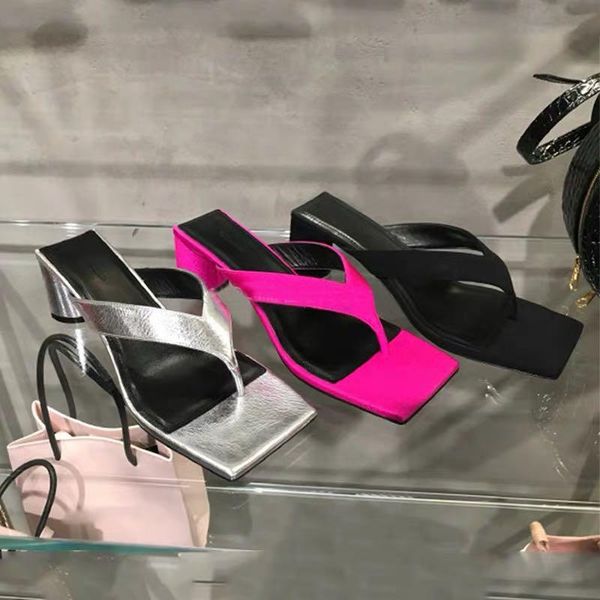 slippers chic women med heels flip-flops summer slides buty damskie luxury ladies shoes outside footwear zapatos de mujer, Black
slippers chic women med heels flip-flops summer slides buty damskie luxury ladies shoes outside footwear zapatos de mujer, Black