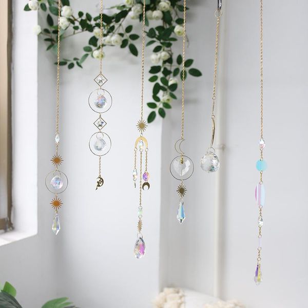 decorative objects & figurines crystal star moon dream catcher wind chime car pendent accessories ornaments for home room wall decor window
decorative objects & figurines crystal star moon dream catcher wind chime car pendent accessories ornaments for home room wall decor window