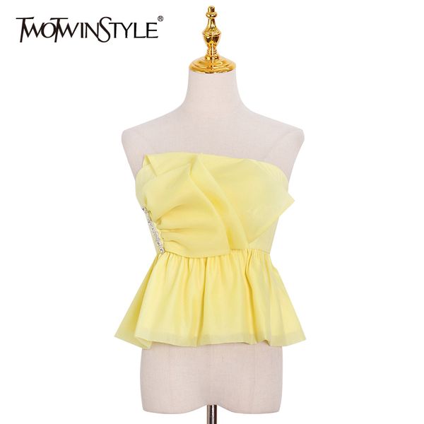 patchwork diamond vest for women strapless sleeveless casual short vests female fashion new clothing summer 210428, White
patchwork diamond vest for women strapless sleeveless casual short vests female fashion new clothing summer 210428, White