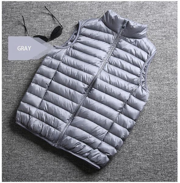 men's vests spring man duck down vest ultra light jackets men fashion sleeveless outerwear coat autumn winter 90% white, Black;white
men's vests spring man duck down vest ultra light jackets men fashion sleeveless outerwear coat autumn winter 90% white, Black;white
