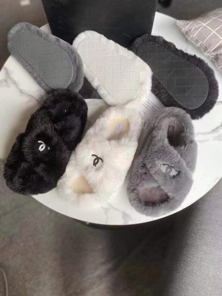 high version c family small fragrance wool slippers cross flat one line type, wear versatile for women, Black
high version c family small fragrance wool slippers cross flat one line type, wear versatile for women, Black