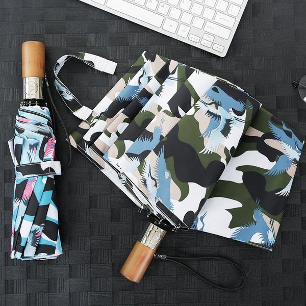 umbrellas automatic black coating camouflage solid wood retro windproof sun protection men's umbrella male rain women
umbrellas automatic black coating camouflage solid wood retro windproof sun protection men's umbrella male rain women