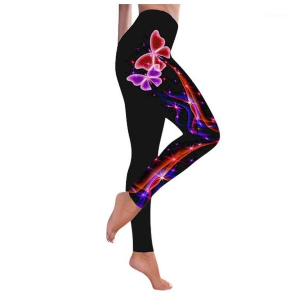 women's leggings women fashion butterfly print pants plus size casual high waist seamless push up sport trousers#r, Black
women's leggings women fashion butterfly print pants plus size casual high waist seamless push up sport trousers#r, Black