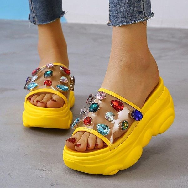 on a wedge med shoes woman's slippers rubber flip flops slides platform fashion 2021 hawaiian glitter luxury pu basic fabric, Black
on a wedge med shoes woman's slippers rubber flip flops slides platform fashion 2021 hawaiian glitter luxury pu basic fabric, Black
