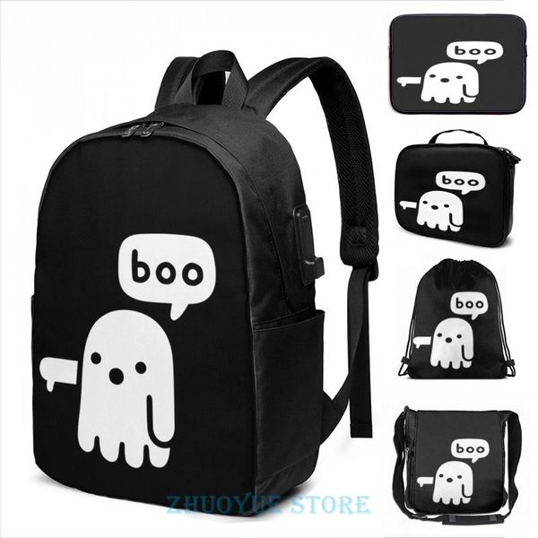 backpack funny graphic print the booing ghost usb charge men school bags women cosmetic bag travel laptop
backpack funny graphic print the booing ghost usb charge men school bags women cosmetic bag travel laptop