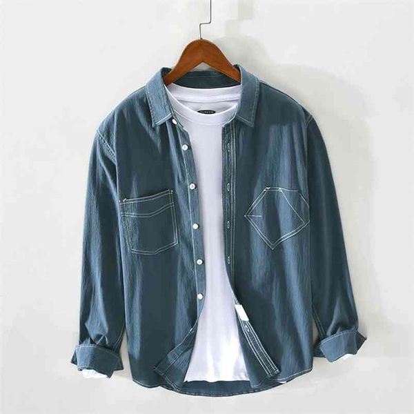 spring summer men's casual cotton vintage long sleeve shirt ga-z910 210721, White;black
spring summer men's casual cotton vintage long sleeve shirt ga-z910 210721, White;black