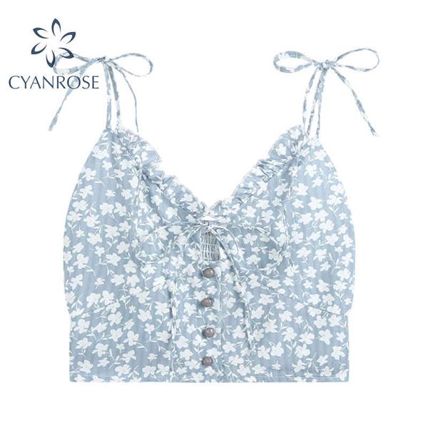 korean mori girl sweet spaghetti strap summer lace-up single breasted elastic camisole lady floral print sheath camis 210417, White
korean mori girl sweet spaghetti strap summer lace-up single breasted elastic camisole lady floral print sheath camis 210417, White