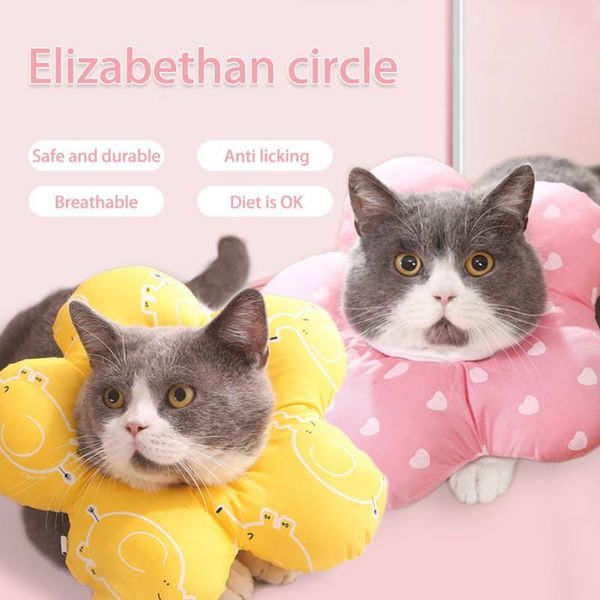 cat collars & leads sunflower elizabethan collar soft cotton pet adjustable wound healing e-collar prevent bite neck ring for pets
cat collars & leads sunflower elizabethan collar soft cotton pet adjustable wound healing e-collar prevent bite neck ring for pets