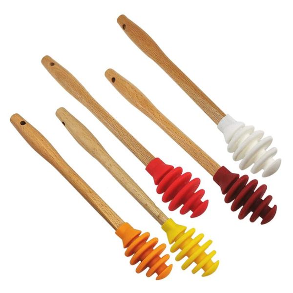 spoons 5pcs silicone honey syrup dippers non-stick stirrer for pot jar container (mixed colors)
spoons 5pcs silicone honey syrup dippers non-stick stirrer for pot jar container (mixed colors)
