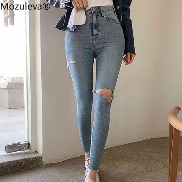 Women's Jeans Mozuleva Light Blue Women Denim Pants Winter Simple Ripped Holes Skinny Female Trousers High Waist Stretch Long Z6GD
Women's Jeans Mozuleva Light Blue Women Denim Pants Winter Simple Ripped Holes Skinny Female Trousers High Waist Stretch Long Z6GD