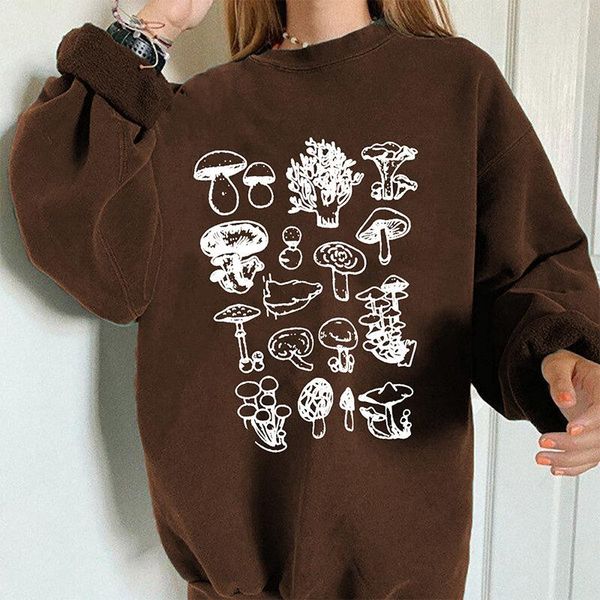 women's hoodies & sweatshirts casual mushroom pattern drop sleeves round neck fleece baggy pullover 2021 vintage harajuku fashion loose, Black
women's hoodies & sweatshirts casual mushroom pattern drop sleeves round neck fleece baggy pullover 2021 vintage harajuku fashion loose, Black