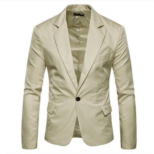 men's suits & blazers men blazer slim fit long sleeve solid color suit coat jacket 2021 autumn / winter casual masculino 8, White;black
men's suits & blazers men blazer slim fit long sleeve solid color suit coat jacket 2021 autumn / winter casual masculino 8, White;black
