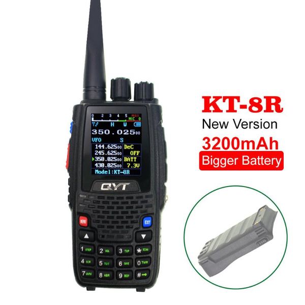walkie talkie qyt kt-8r 3200mah quad band 136-147mhz 400-470mhz 220-270mh 350-390mhz handheld two way radio ham transceiver kt8r
walkie talkie qyt kt-8r 3200mah quad band 136-147mhz 400-470mhz 220-270mh 350-390mhz handheld two way radio ham transceiver kt8r