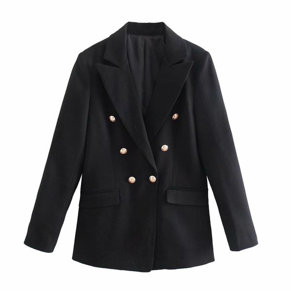 exquisite high-end suit op / 9597ut 21 spring women's style double breasted slim casual blazer, White;black
exquisite high-end suit op / 9597ut 21 spring women's style double breasted slim casual blazer, White;black