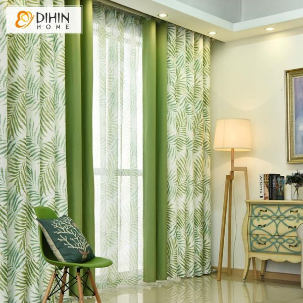 curtain & drapes dihin pastoral printed leave pattern curtains for living room blackout bedding
curtain & drapes dihin pastoral printed leave pattern curtains for living room blackout bedding