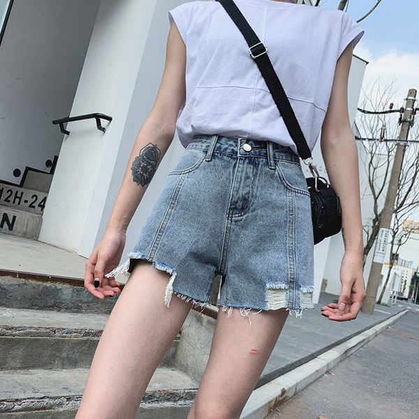 shorts women's summer 2020 a-line high waist loose wide leg mesh red versatile thin pants, White;black
shorts women's summer 2020 a-line high waist loose wide leg mesh red versatile thin pants, White;black