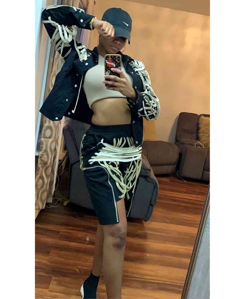 more recent women bandage black shorts load irregular pants draw string elastic waistband ladies'pants, White;black
more recent women bandage black shorts load irregular pants draw string elastic waistband ladies'pants, White;black
