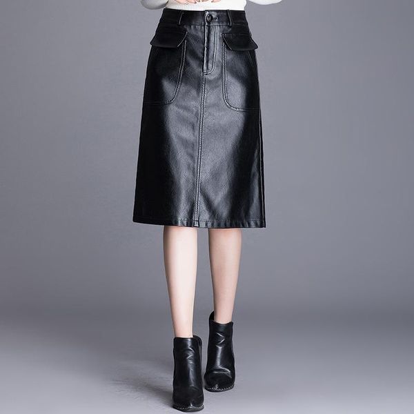 skirts skirt girl pu leather long female autumn outfit 2021 show thin package hip pencil tall waist, Black
skirts skirt girl pu leather long female autumn outfit 2021 show thin package hip pencil tall waist, Black