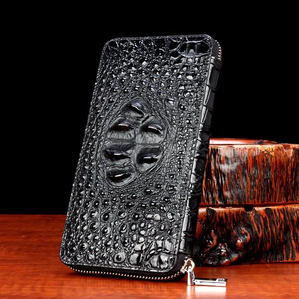 real crocodile leather wallet hand package purse business affairs design fashion for men carteira feminina cartera hombre wallets, Red;black
real crocodile leather wallet hand package purse business affairs design fashion for men carteira feminina cartera hombre wallets, Red;black