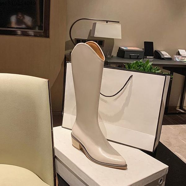 boots ann knee high female pointed v mouth white heels leather western cowboy knight spring autumn thick, Black
boots ann knee high female pointed v mouth white heels leather western cowboy knight spring autumn thick, Black