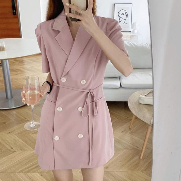 women's suits & blazers white blazer dress short sleeve v-neck party bandage mini solid bodycon summer women 2021 double jacket coat, White;black
women's suits & blazers white blazer dress short sleeve v-neck party bandage mini solid bodycon summer women 2021 double jacket coat, White;black