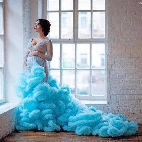 wraps & jackets blue ruffles sleepwear robe lingerie kimono women wedding bridal dressing bathrobe pregnant lady po gowns, White
wraps & jackets blue ruffles sleepwear robe lingerie kimono women wedding bridal dressing bathrobe pregnant lady po gowns, White