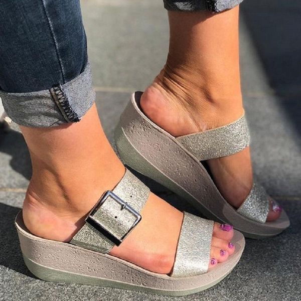 slippers women platform summer high heels wedges sandals gladiator ladies slides open toe beach shoes big size roman flip flops, Black
slippers women platform summer high heels wedges sandals gladiator ladies slides open toe beach shoes big size roman flip flops, Black