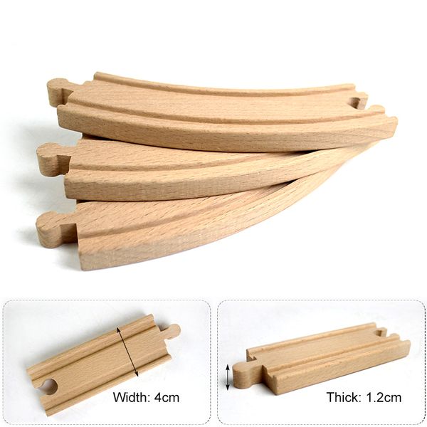 3pieces/lotchildren wooden train rail track toy kids diy beech track accessories compatible with tomas and his friends train track set toys
3pieces/lotchildren wooden train rail track toy kids diy beech track accessories compatible with tomas and his friends train track set toys