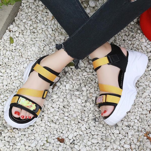 women summer 2021 thick bottom ankle strap gladiator shoes woman sandalias mujer comfortable wedge heels casual sandals, Black
women summer 2021 thick bottom ankle strap gladiator shoes woman sandalias mujer comfortable wedge heels casual sandals, Black