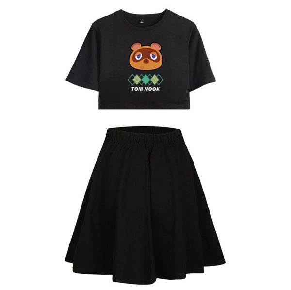 animal crossing trendy style women two piece set summer short sleeve crop skirt 2021 girls casual streetwear clothes dress, White
animal crossing trendy style women two piece set summer short sleeve crop skirt 2021 girls casual streetwear clothes dress, White