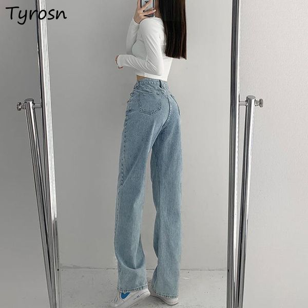 women's jeans women design retro high waist jean all-match zipper loose straight mopping denim trouser stylish bottom mujer, Blue
women's jeans women design retro high waist jean all-match zipper loose straight mopping denim trouser stylish bottom mujer, Blue