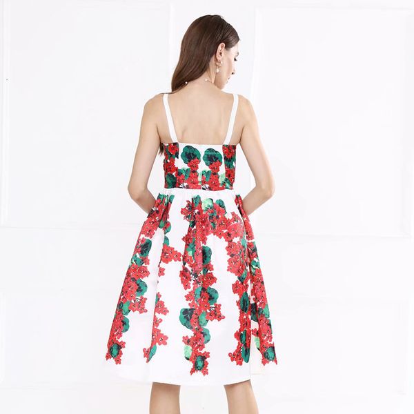 dress seqinyy summer 2021 spring fashion design feminine without red sleeves hydrangea print ed knee ball, Black;gray
dress seqinyy summer 2021 spring fashion design feminine without red sleeves hydrangea print ed knee ball, Black;gray
