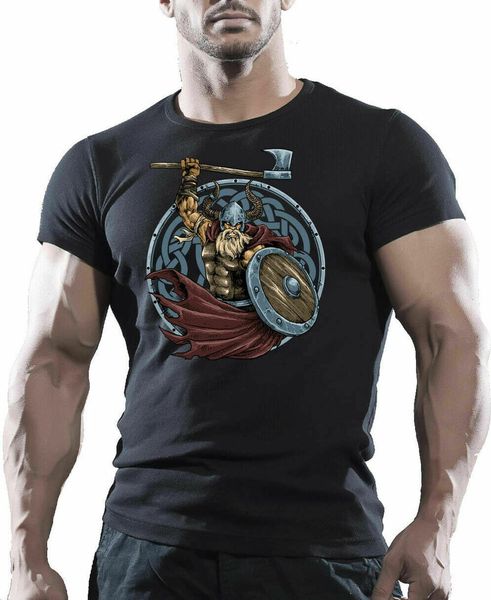 size (large) - dark viking warrior mens gym bodybuilding t-shirt mma workout, White;black
size (large) - dark viking warrior mens gym bodybuilding t-shirt mma workout, White;black