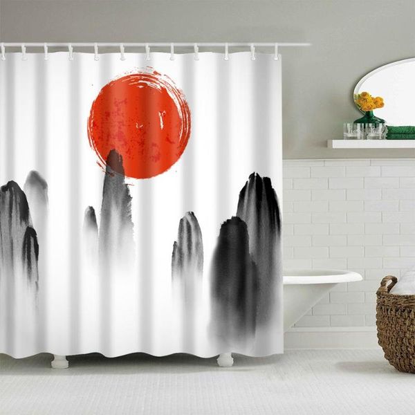 shower curtains natural scenery curtain ink mountain and sun bath accessories with hooks waterproof polyester fabric bathroom decor
shower curtains natural scenery curtain ink mountain and sun bath accessories with hooks waterproof polyester fabric bathroom decor