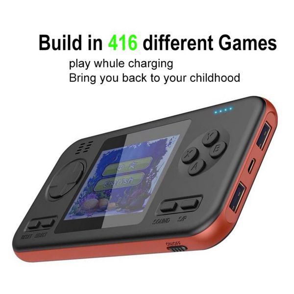 retro handheld game player 2.8 inch console gamepad built-in 416 games with 8000mah power bank colorful screen portable players
retro handheld game player 2.8 inch console gamepad built-in 416 games with 8000mah power bank colorful screen portable players