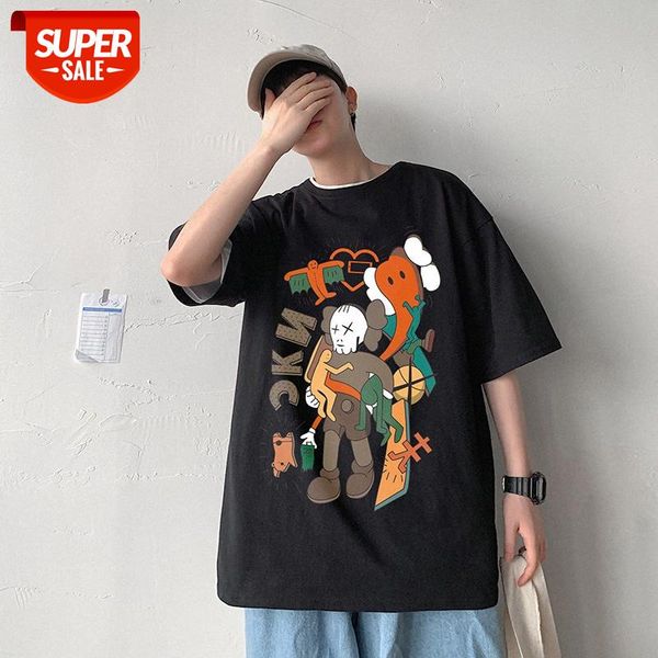 half-sleeved t-shirt men's super fire loose flow net red couple short-sleeved plus size fat casual #9n3h, White;black
half-sleeved t-shirt men's super fire loose flow net red couple short-sleeved plus size fat casual #9n3h, White;black