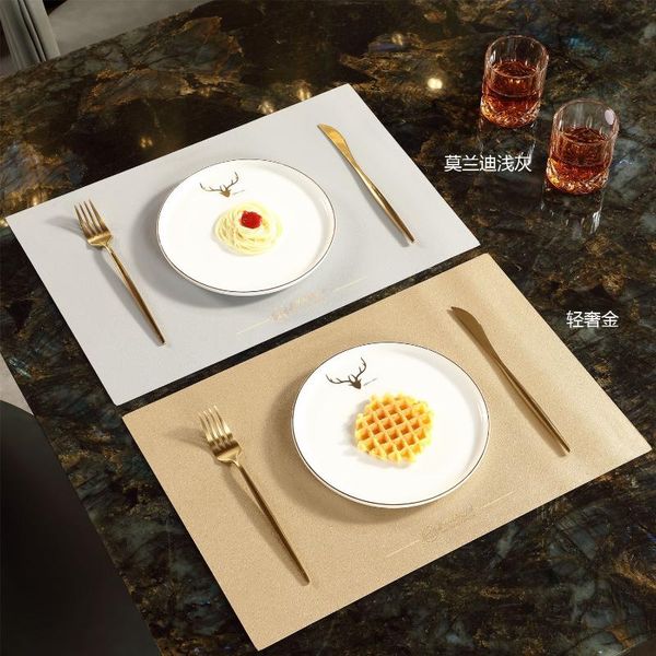 mats & pads nordic leather western-style placemat waterproof anti-oil stain insulation anti-scald thickening plate mat dining table cushion
mats & pads nordic leather western-style placemat waterproof anti-oil stain insulation anti-scald thickening plate mat dining table cushion