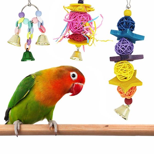 10 packs bird swing chew toys parrot hammock bell toys parrot cage toy bird hanging wooden bead perch for small parakeets
10 packs bird swing chew toys parrot hammock bell toys parrot cage toy bird hanging wooden bead perch for small parakeets