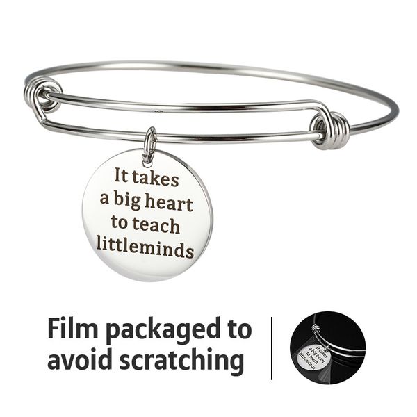 kimter adjustable stainless steel bracelets jewelry personalized inspirational bangle charm teacher bracelet for gift q608fz, Golden;silver
kimter adjustable stainless steel bracelets jewelry personalized inspirational bangle charm teacher bracelet for gift q608fz, Golden;silver